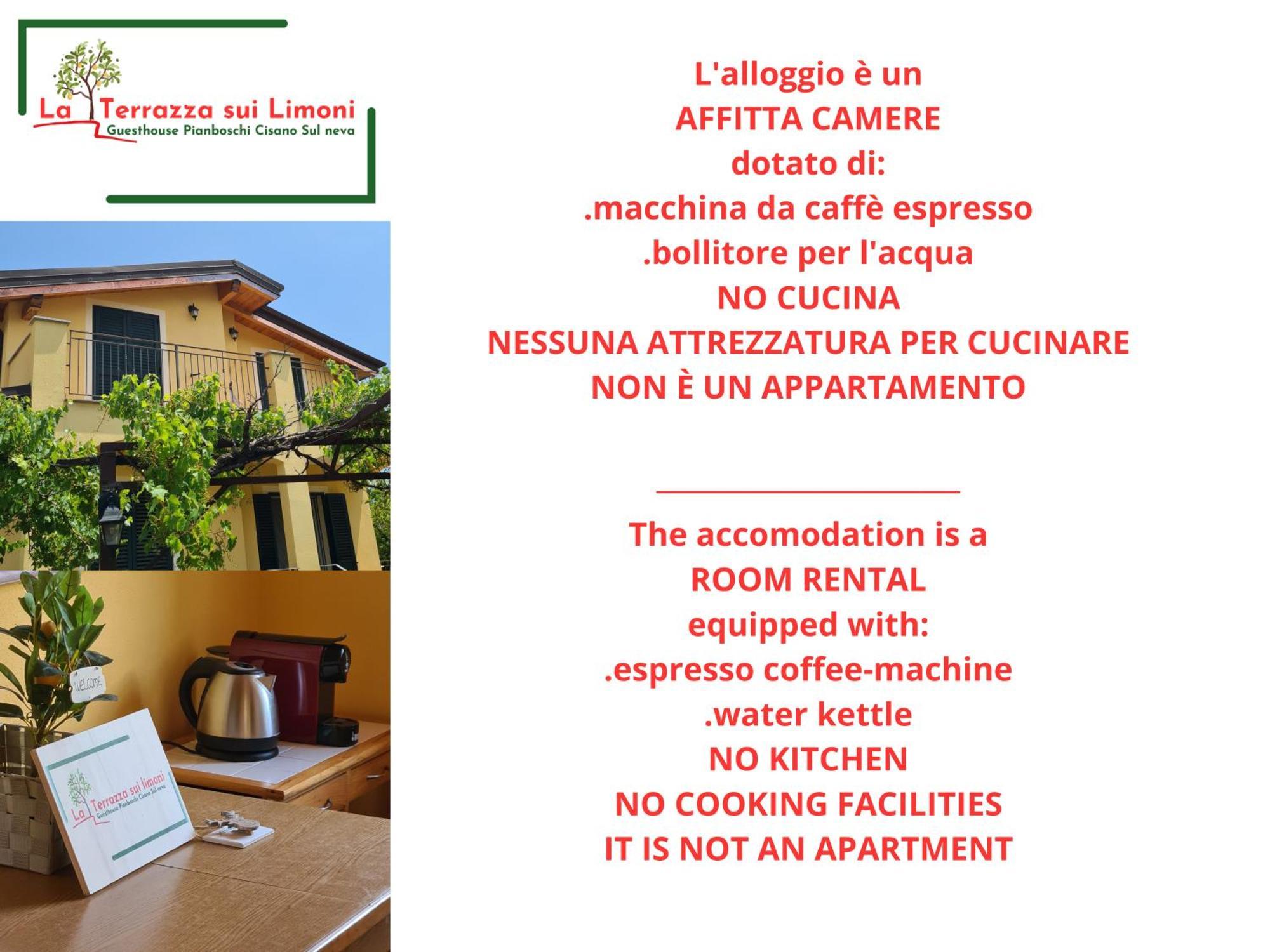 La Terrazza Sui Limoni - Suite Degli Ospiti - Mare, Escursioni A Piedi O Bike, Falesie Per Arrampicate Cisano sul Neva 外观 照片